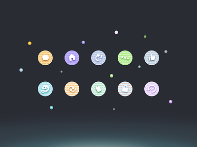 10 Interface Ideas for Chat Applications - Icons app chat design icon icons ios ui ux