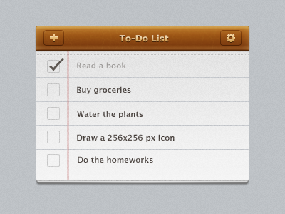 To Do list list todo ui