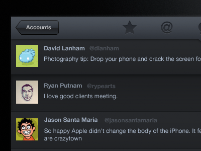 iPad twitter app by Pranav Pramod on Dribbble