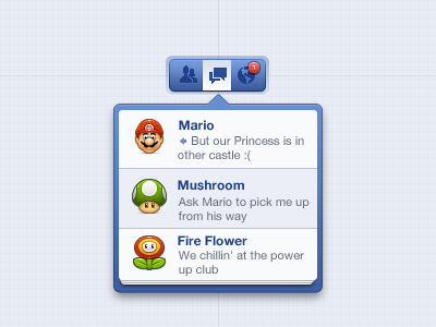 Facebook Notifications facebook notifications popover ui