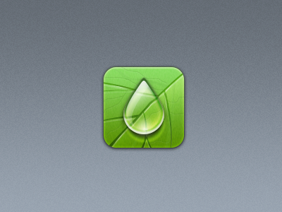Drop app drop icon ios leaf