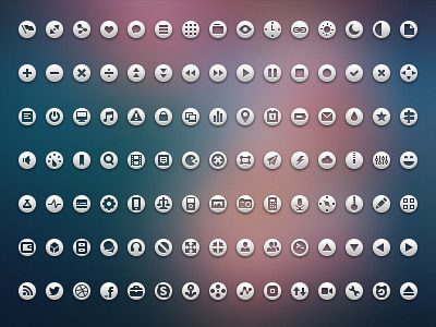 105 Loops (with PSD) 16 16px download free glyphs icons iconset loops png psd