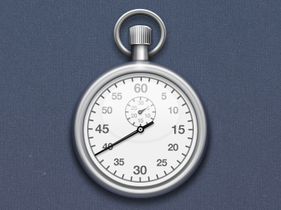 Stopwatch icon metal stopwatch time timer