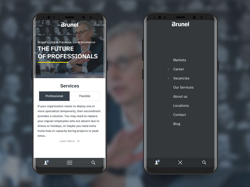 Mobile Navigation device app website design interaction interface menu hamburger navigation nav mobile
