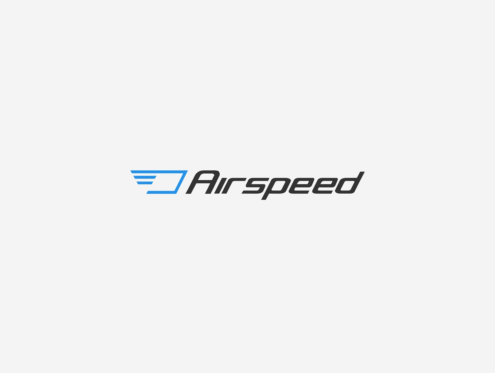 Air speed graphic design logo vector