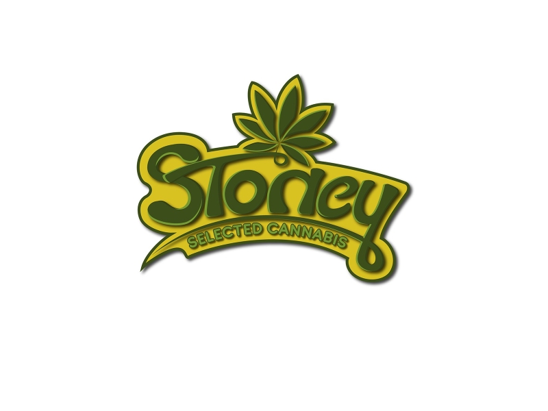 Stoney selected cannabis graphic design logo vector