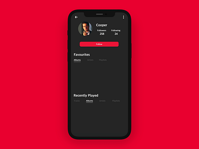 100 Days of UI - User Profile 100daychallenge 100days app design ui userprofile ux