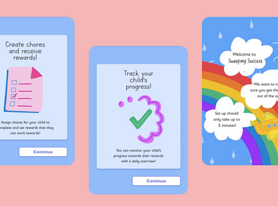 Onboarding Screens for Marketplace App app design ui ux