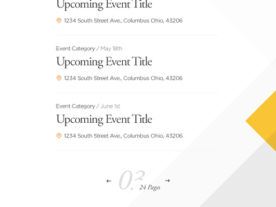 Events events list view pagination
