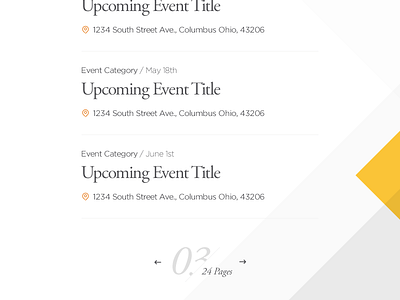 Events events list view pagination