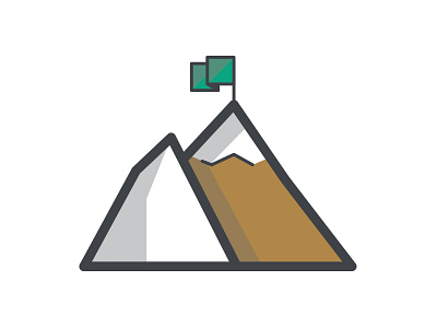 Mountain Icon icon iconography line-art mountain