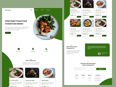 Mantapkali.id - Food Court Landing Page