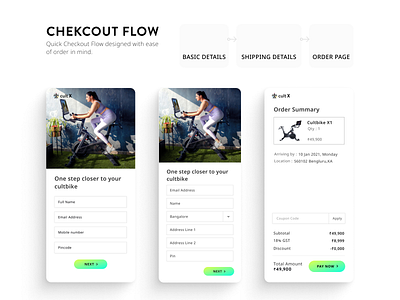 Checkout Flow Mobile