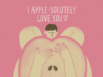Valentine's Day apple design designer digital digitalart fruit fruit illustration illustration illustrator love man pear poster valentine valentines day valentinesday vegan vegetable vegeterian woman