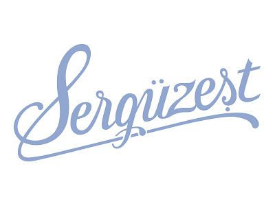 Serguzest logo blue brand branding design identity logo serenity serguzest