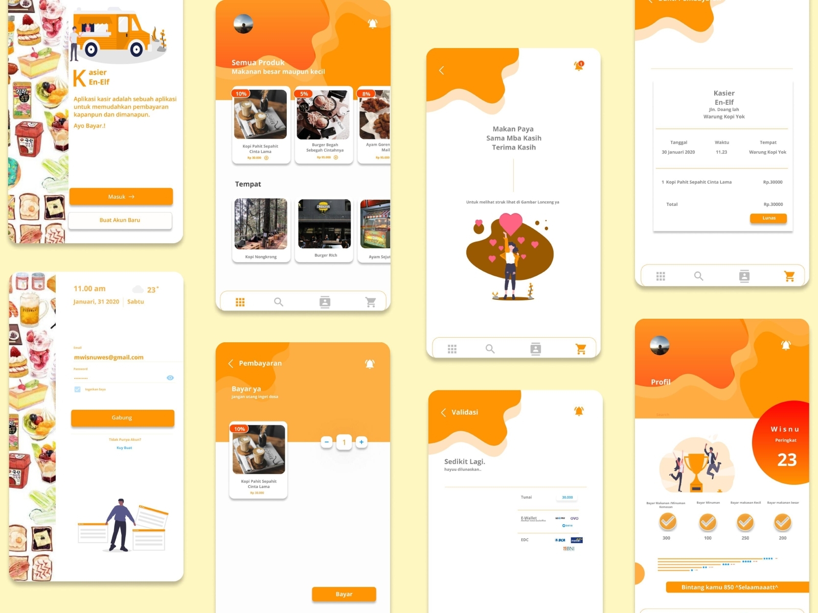 Uiux Designer Aplikasi Kasir By Mochamad Wisnu Nugroho On Dribbble 5618