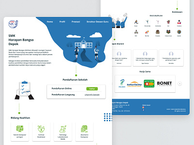 UI/UX Design Landing Page Website School