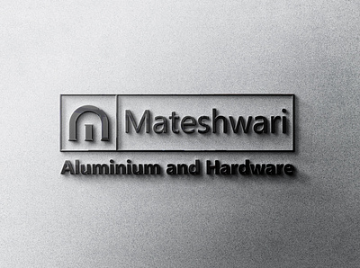 MAH aluminium branding clean design hardware icon illustration illustrator logo minimal