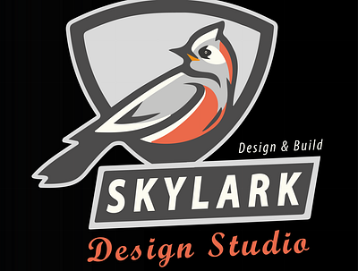 Skylark Design Studio bird icon bird illustration bird logo branding design design studio icon illustration illustrator interior interior designer logo