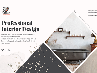 Skylark Web Banner banner design branding design icon illustration illustrator interior design logo webbanner
