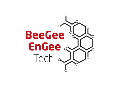 BeeGee EnGee Tech branding clean design icon illustration illustrator logo tech logo youtube channel youtube logo