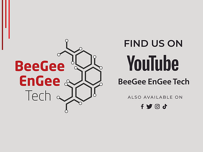 BeeGee EnGee Tech Youtube Banner