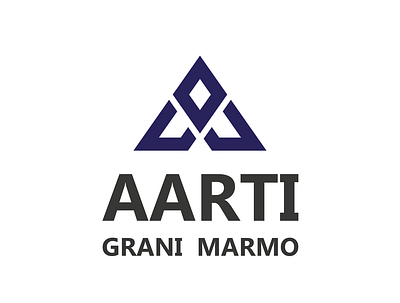 Aarti Grani Marmo branding clean design factory granite icon icon design illustration illustrator logo marbles marketing minimal