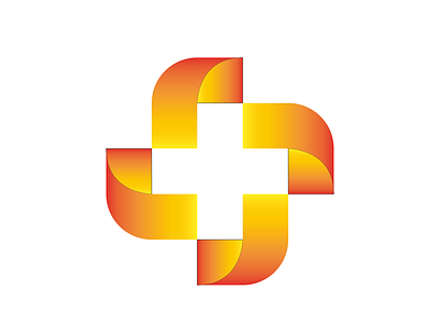 Plus Abstract Logo 3d branding clean design icon illustration illustrator logo minimal