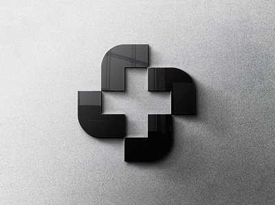 Abstract Logo 3d branding clean design icon illustration illustrator logo minimal wall