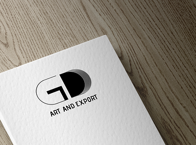 GD Logo branding clean crafts design exports handicrafts home decor icon illustration illustrator leathercraft logo minimal