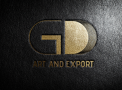 GD Art And Export branding clean design icon illustration illustrator logo minimal mockup design