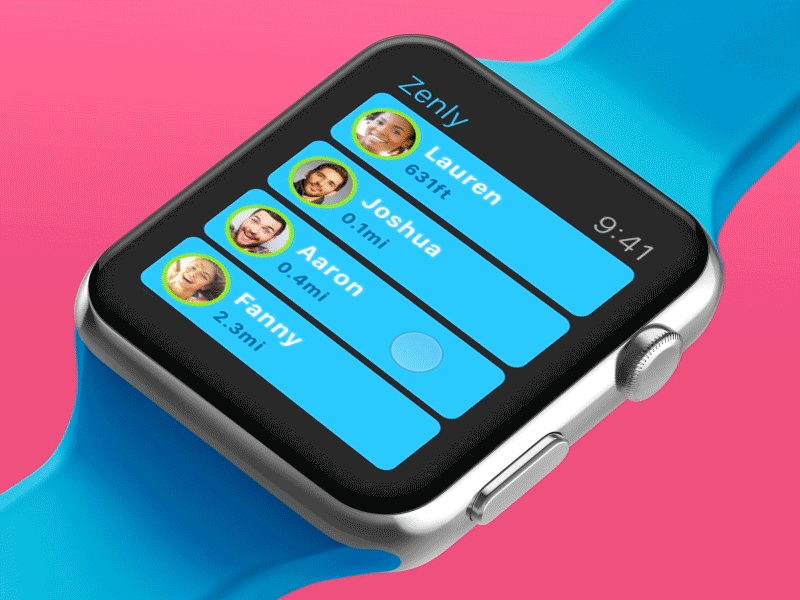 Zenly on Apple Watch - Locate your friends and send emojis apple apple watch distance emojis friends interaction locator map realtime watch