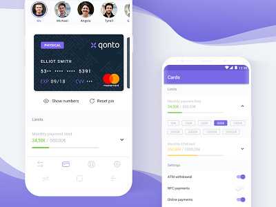Cards Qonto Android android app banking card finance mastercard mobile qonto
