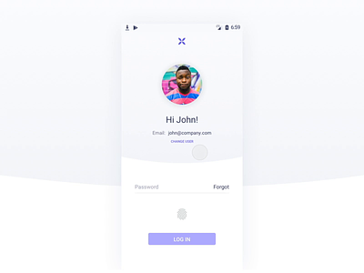 Reconnect Android - Qonto account after affects android animation app bank brand illustration input interaction login lottie mobile password principle qonto sign up textfield ui