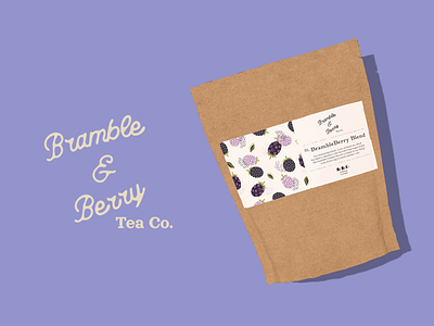Bramble and Berry branding graphic design logo mockup packaging packaging design