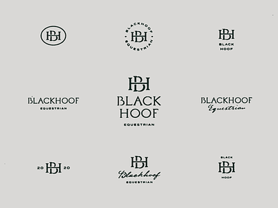 Blackhoof badge brand brand elements brand identity branding graphic design logo logotype typography