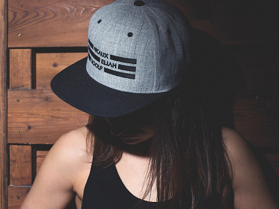 Nicaux Eliah Woolf Snapback branding cap clean logo logotype merch merchandise snapback typography