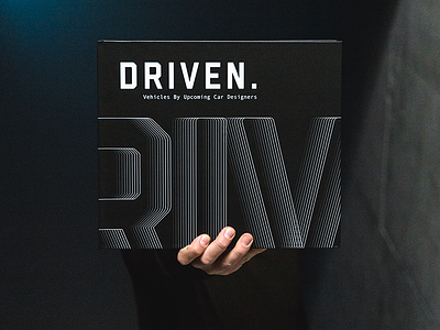 DRIVEN. preview automotive book car cover editorial kiska layout magazine paper print simkom typography