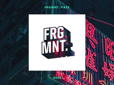 FRGMNT. FIRES album badge brand branding cover electronic graphic design logo music owsla playlist skrillex