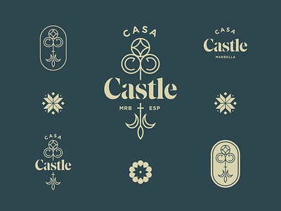 Casa Castle badge brand branding design graphic design key label logo logotype marks type typogaphy