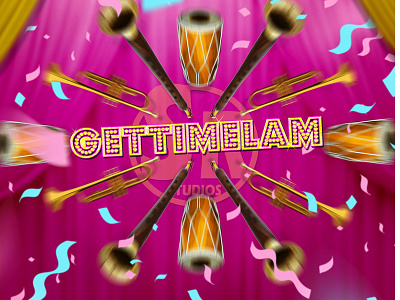 Gettimelam design gettimelam graphic design photoshop poster srstudios talismanicstudio