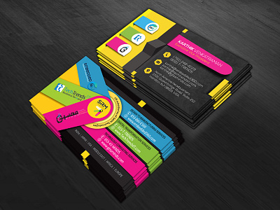 Business Card Design 3d effetcs business card graphics print ui design visiting card