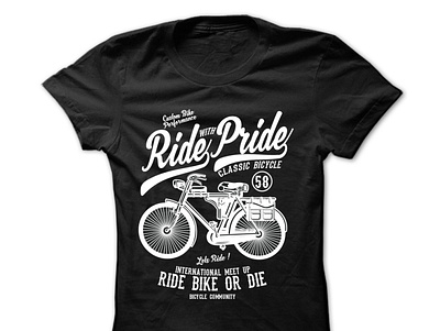 Ride Pride t shirt design