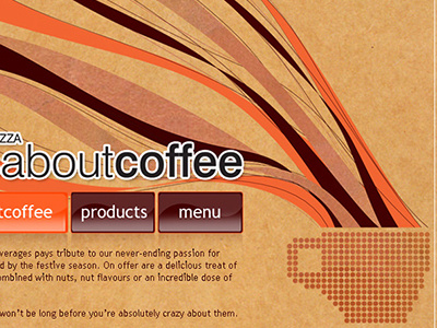 Nuts about coffee Campaign of Barista barista coffee design landing page microsite ui ux