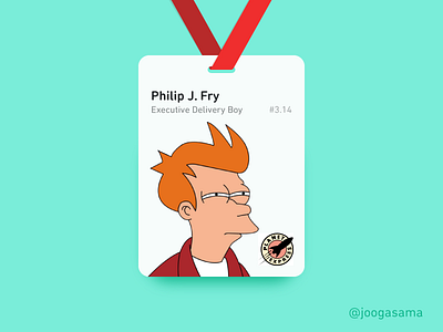 ID Card card flat fry futurama id identity philip j pop culture