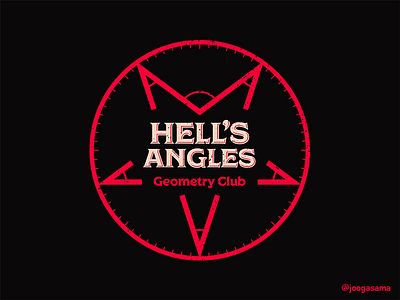 Hell's Angles angles funny hell pun satanism shirt vector