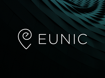 Eunic logo app application cultural curated events location location pin logo pin