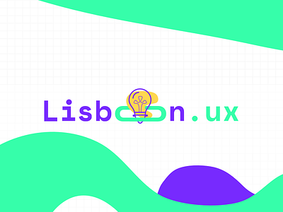 Logo blob cyber snot lightbulb lisbonux logo meetup networking ux