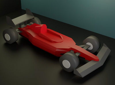F1 in Poly 3d 3ddesign 3dmodel f1 lowpoly