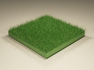 Isometric Grass Plane